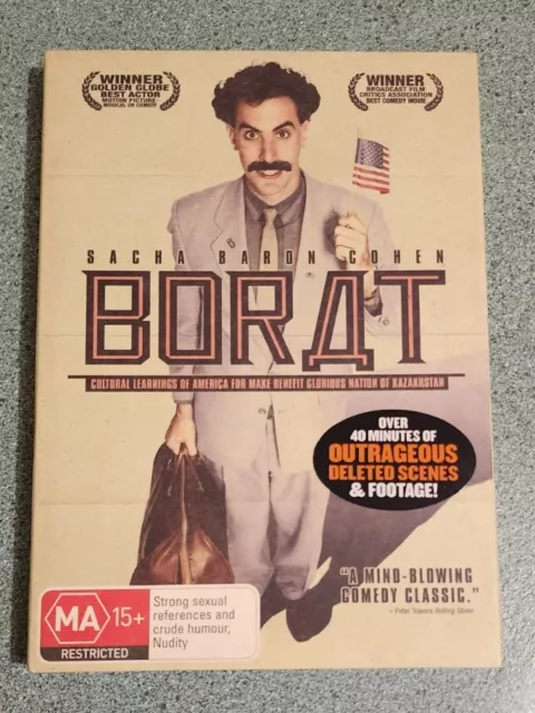 Borat DVD Movie  Region 4 AUS - Comedy Sacha Baron Cohen