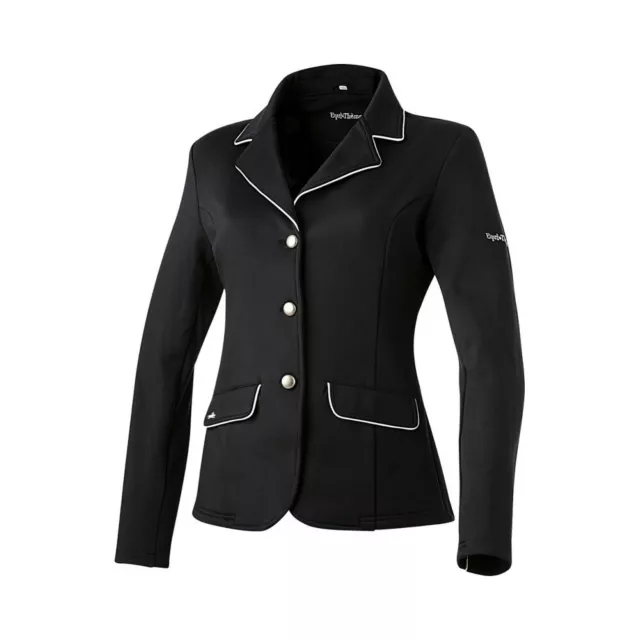 Damen Turnierjacket Turniersakko Reitsakko Soft Classic Equi-Theme schwarz 34-44