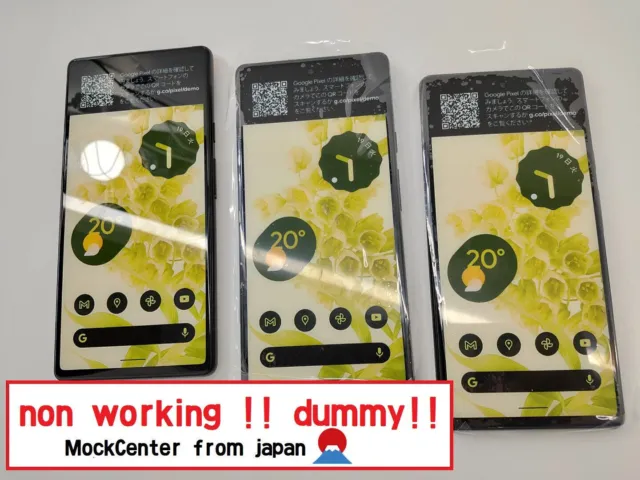 【dummy!】 GOOGLE PIXEL 6 （3color set）non-working cellphone