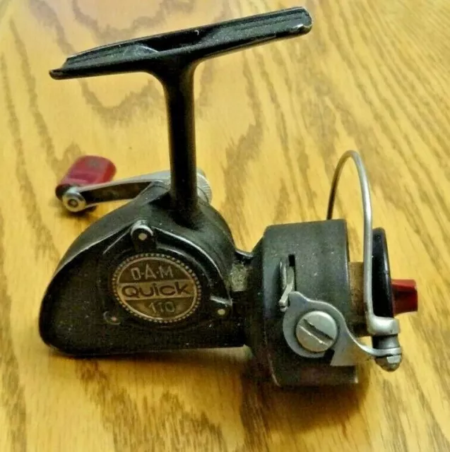 VINTAGE DAM QUICK 110 Ultra Light Spinning Reel made in W. Germany FREE  SHIPPING $59.99 - PicClick