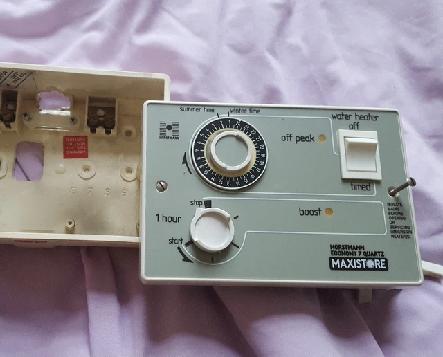 Quartz Economy Hot Water Cylinder E7 Plus Horstmann Electronic