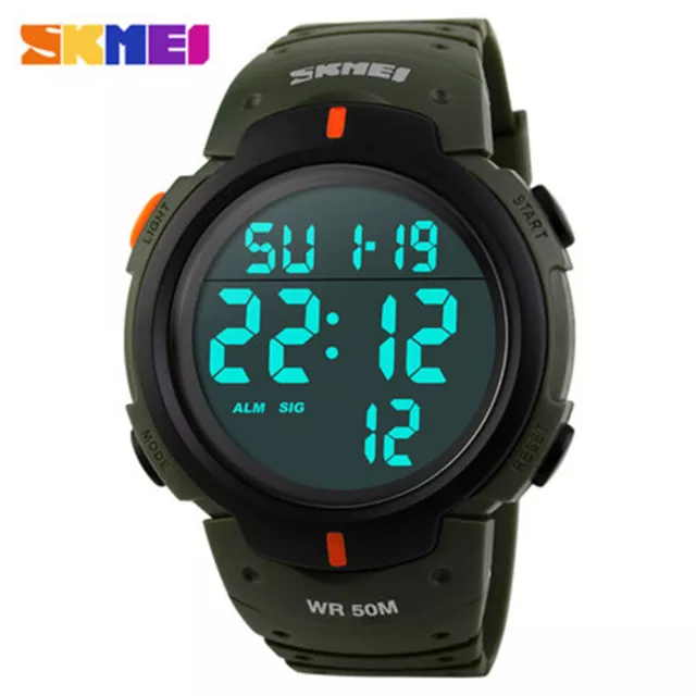 SKMEI Men Sport Watch Fashion LED Watches Students Boys Digital Wristwatch Male