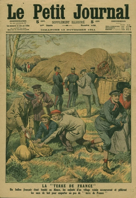 Document ancien dentelles d'aujourd'hui recto verso 1903 issu de magazine