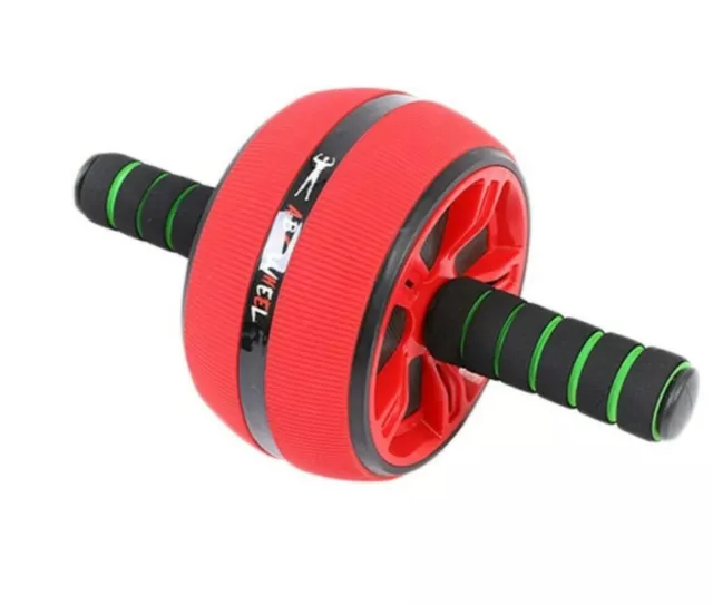 Abdominal Exercise Roller Body Muscle Fitness Strength Ab Wheel, Boxed Brand New