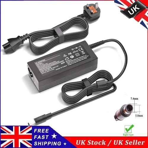 65W Laptop Charger, 19.5V 3.34A Power Adapter for Dell Latitude 5480 5490 E5470