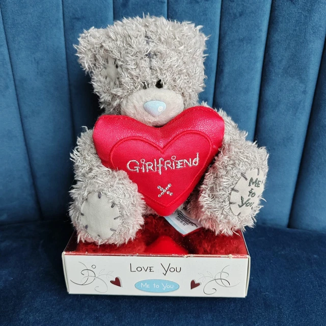 ME TO YOU Bear Tatty Teddy Girlfriend Heart Plush Soft Toy on Card ...