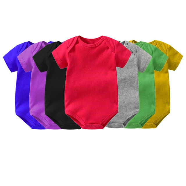 Newborn Infant Baby Boy Girl Kids Cotton Romper Jumpsuit Bodysuit Clothes Outfit