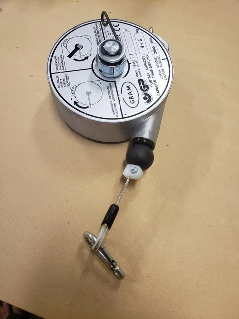 Tecna 9322 Attrezzo Bilanciatore, Molla Bilanciamento 4-6 KG, 2000mm