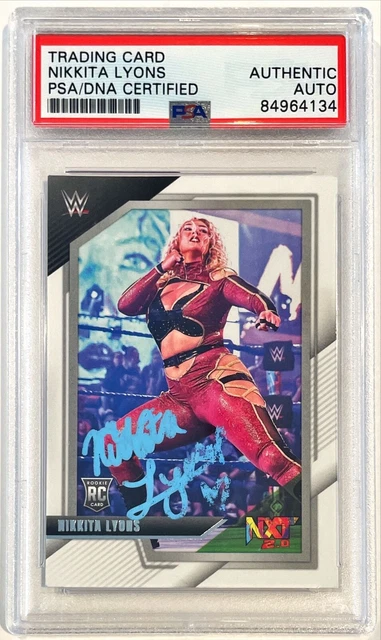 2022 Panini NXT 2.0 Nikkita Lyons WWE Signed Auto Rookie RC Card #69 PSA/DNA