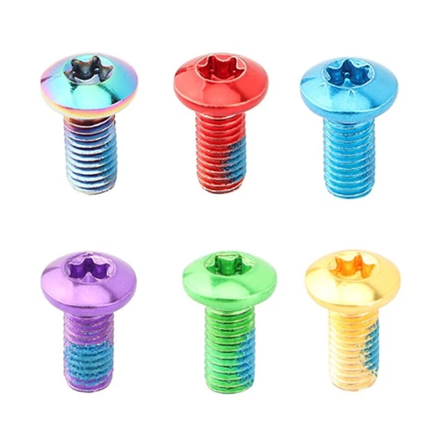 Durable Alloy Steel T25 Bike Disc Brake Rotor Bolts for Securing Disc Brake Pad