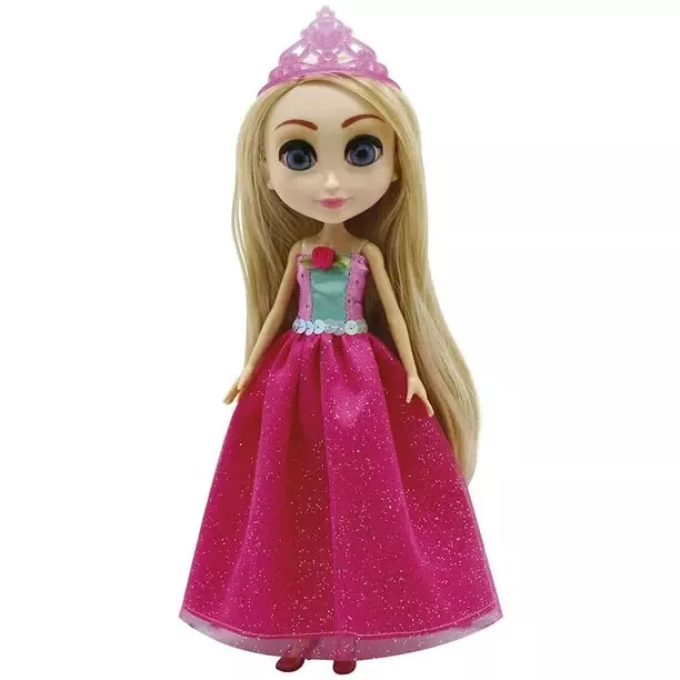 Little Bebops Princess Doll - 10" Doll, with Gorgeous Long Hair to Brush & Style
