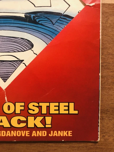 🇺🇸Superman: The Man of Steel #22 [Die-Cut Cover Edition] (Jun 1993, DC) 6