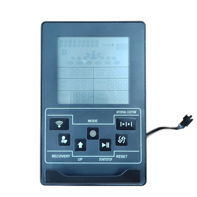 Compteur de rameur multifonction avec calcul du pouls et des calories