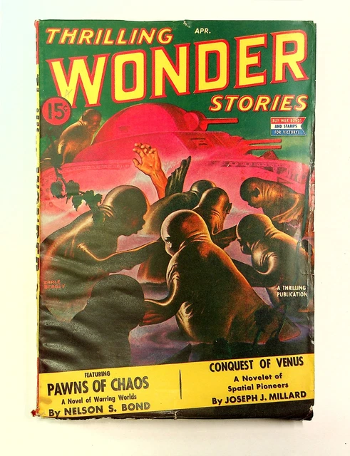 Thrilling Wonder Stories Pulp Apr 1943 Vol. 24 #1 FN