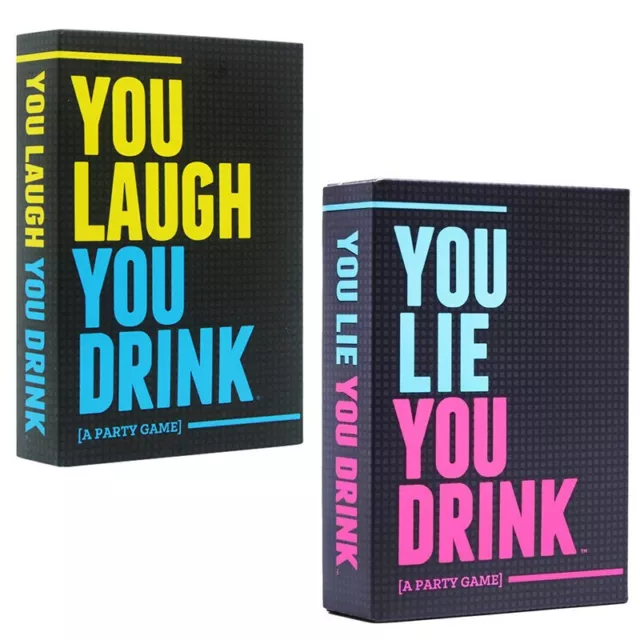 You Laugh You Drink Board Game Card Game Party Game You Lie You Drink