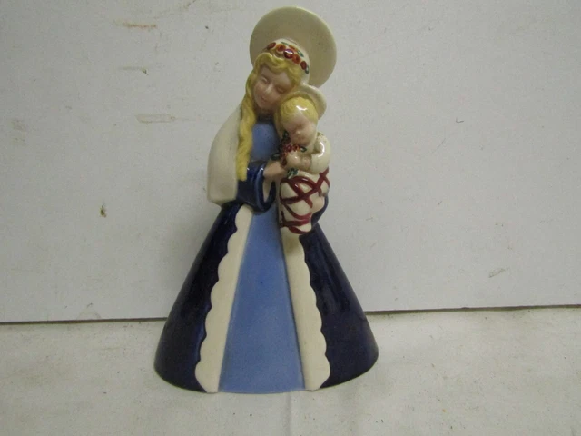 Lot De 2 Clowns Musiciens En Céramique – Bibelots 17/18 Cm, Vintage