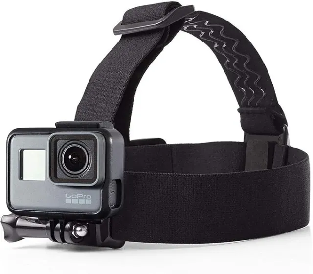 Head Strap Camera Mount for GoPro, Black Headband for GoPro