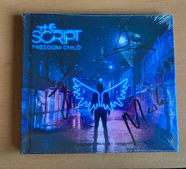 The Script Freedom Child Hand Signed By The Band Deluxe Edition Cd Album Sealed