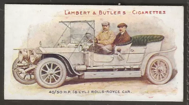Lambert & Butler-Motors 1908-#12-Rolls Royce Auto