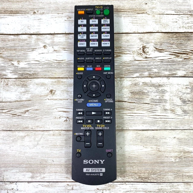 Genuine Sony RM-AAU073 AV Remote Control for STRDH710 STRDN610 | Tested