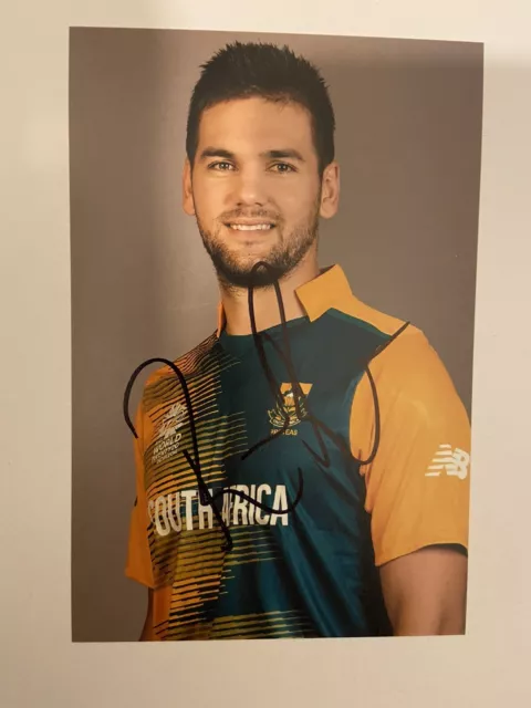 Rilee Rossouw - SOUTH AFRICA CRICKET SIGNED 6X4 PHOTO