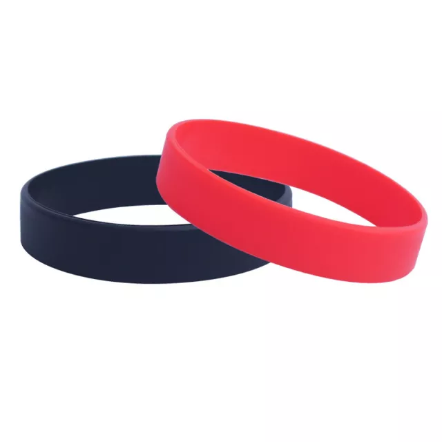Wholesale Silicone Rubber Wristband Flexible Wrist Band Cuff Bracelet Spo-hf