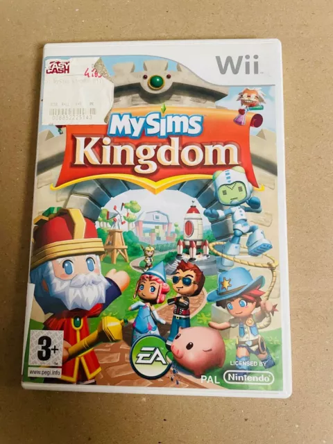 Jeu My sims kingdom sur Nintendo Wii wii u en bon état avec boitier pal
