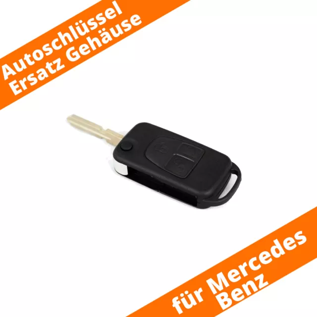 3 Tasten Auto Schlüssel Klapp schlüssel KFZ-Schlüssel Rohling Mercedes Benz *
