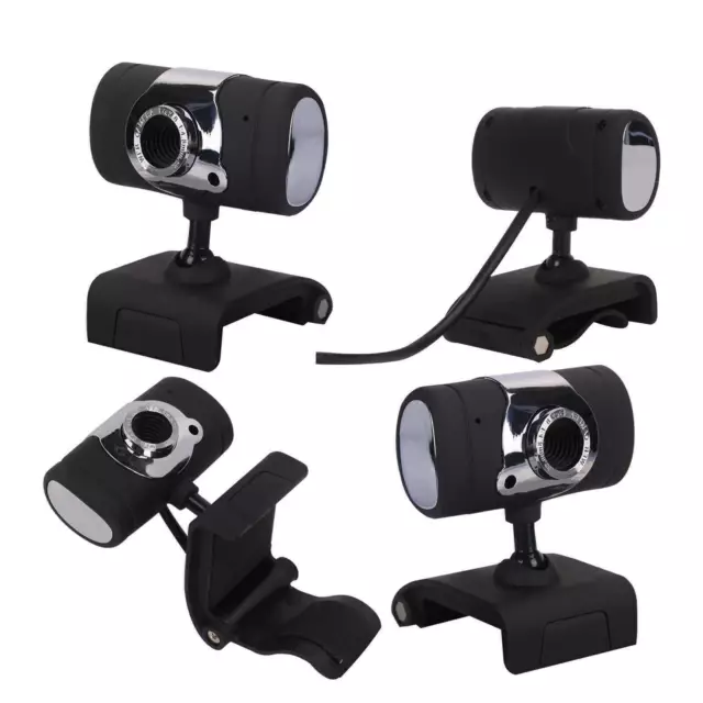 Webcam Auto Focusing Web Camera 1080P HD Cam Microphone For PC Laptop Desktop AU