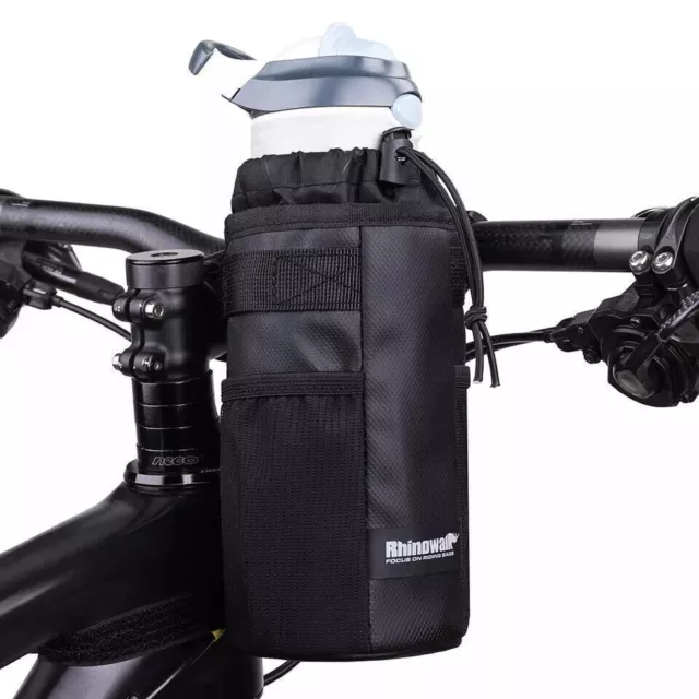 Rhinowalk MTB Road Bicycle black Handlebar Bag Portable Water Bottle Thermal bag