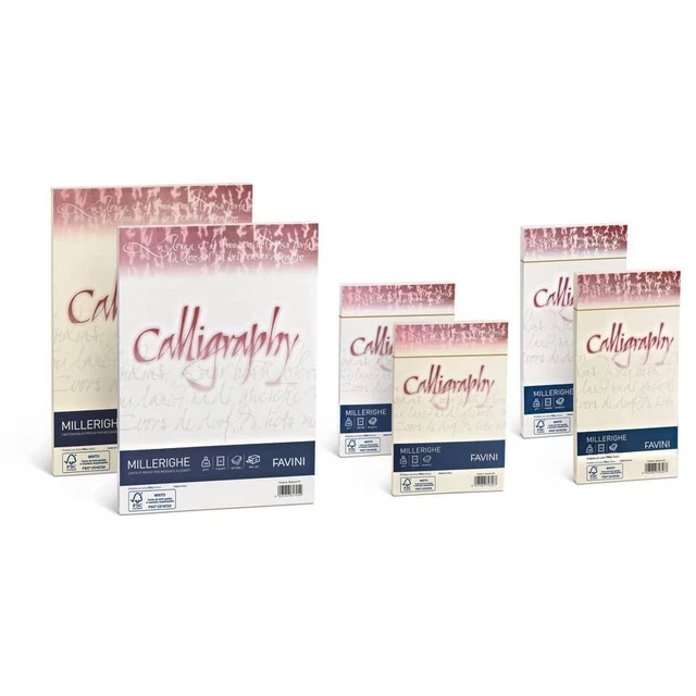 Favini Canvas Calligraphy inkjetpapier A4 (210 x 297 mm), ivoorkleurig
