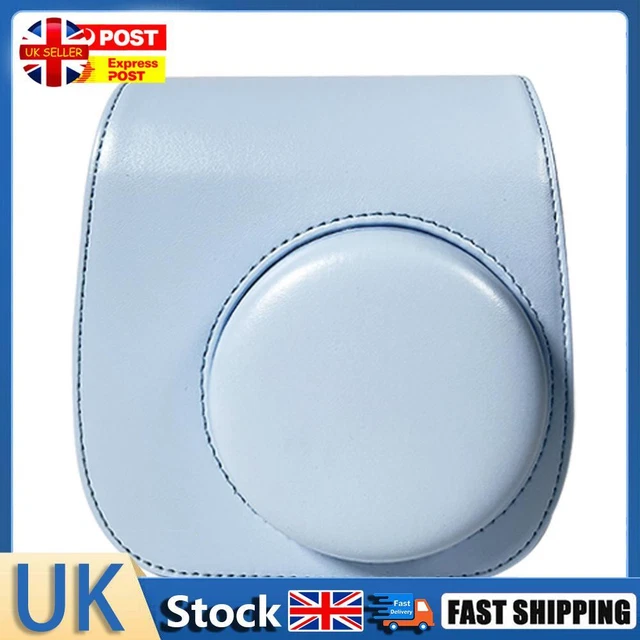Instant Camera Bags PU Leather for Fujifilm Instax Mini 12/11/9/8 (Blue) Hot