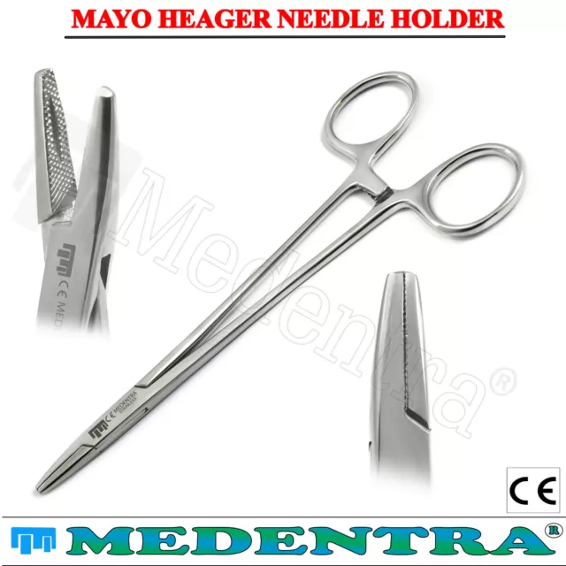 Body Piercing Forceps Holder Tools Veterinary Mayo Hegar Locking Pliers Suturing