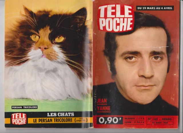 Tele Poche 1969 N°163 Complet - Jean Yanne