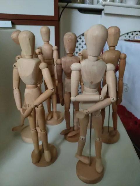 13inch" Artists Wooden Mannequin  Lay Figure- Moveable