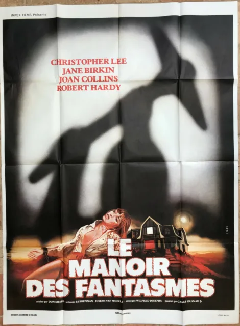 Affiche cinéma originale Le Manoir des Fantasmes   format 120 x 160