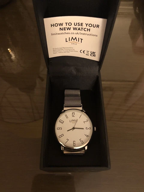 LIMIT 1912 MEN C-2035/5685 Stainless Steel Watch Silver Bracelet/Ex-Display  Watc £22.90 - PicClick UK