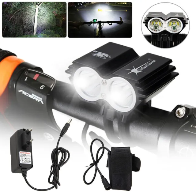 Mountain MTB Road Bike LED Front Light Headlight  Torch Waterproof Rechargeable