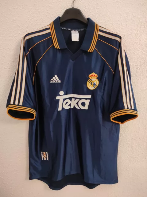 REAL MADRID 1998-1999 third camiseta shirt trikot maillot maglia L