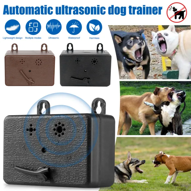 Outdoor Ultrasonic Pet Dog Stop Barking Anti Bark Control Device Sonic Silencer