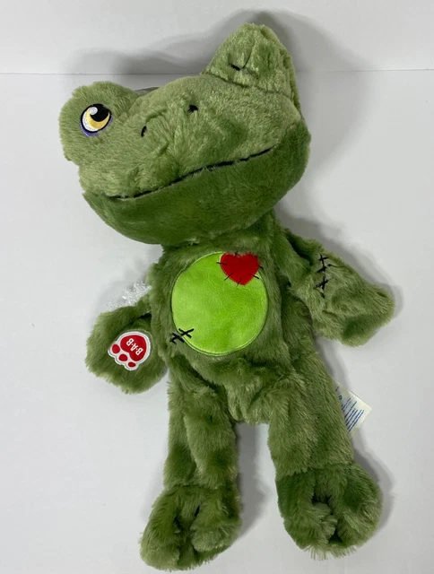 Build A Bear Spring Pink, Green, Pink Buddy & Zombie Frog Plush