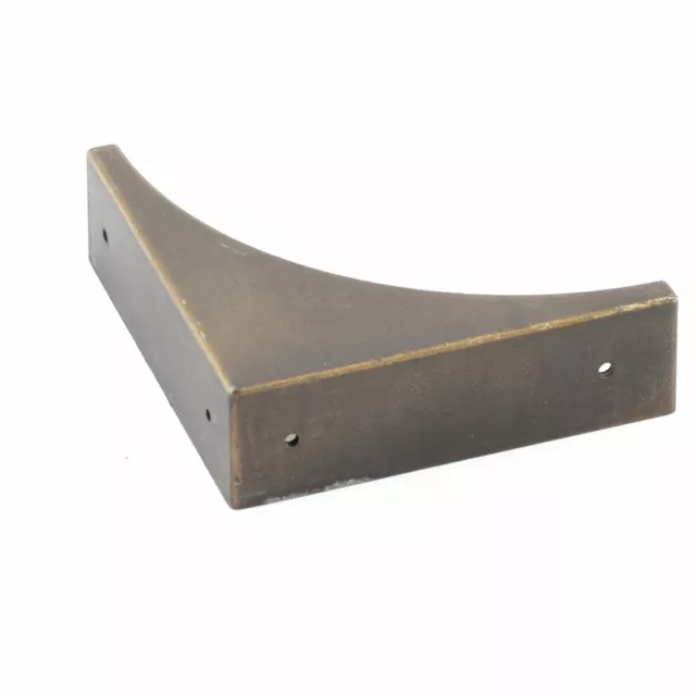 Box Desk Edge Retro Style Corner Protector Guard Bronze Tone 66 x 66 x 20mm
