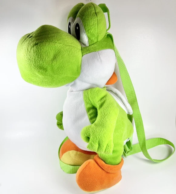 Nintendo Super Mario Green Yoshi Plush Stuffed Backpack Doll Purse 18" 2013