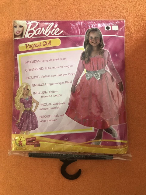 COSTUME DI CARNEVALE NUOVO BARBIE Mattel 3-4 Anni EUR 15,00