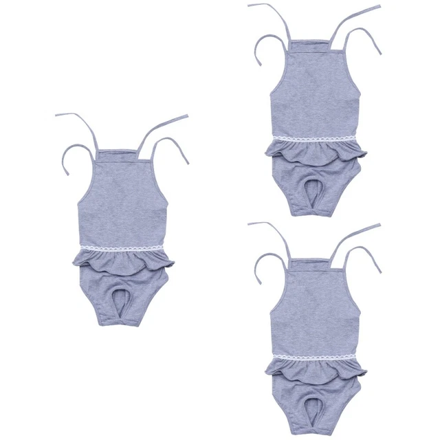3 Pc pet dog underwear Haustier Hund Unterwäsche Wiederverwendbare Hundewindeln