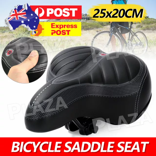 Bicycle Saddle Bike Seat Wide Extra Comfort Soft Cushion Cover Padded Sporty Pad