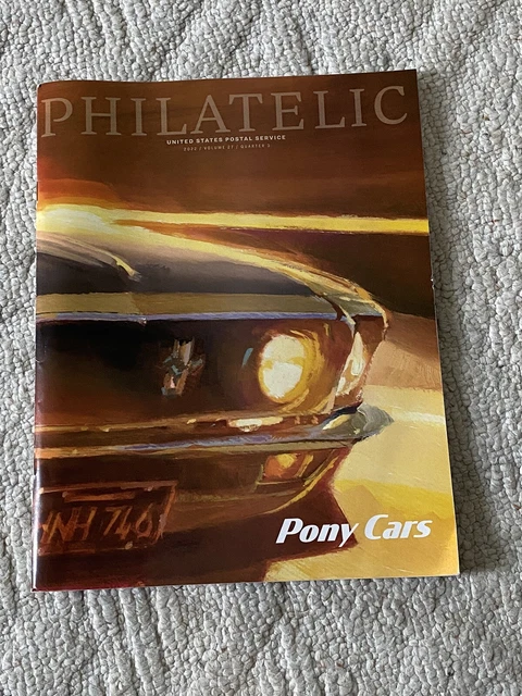 Usps Philatelic Vol 27 Quarter 3 Pony Cars 2022 Poster Of Stamps