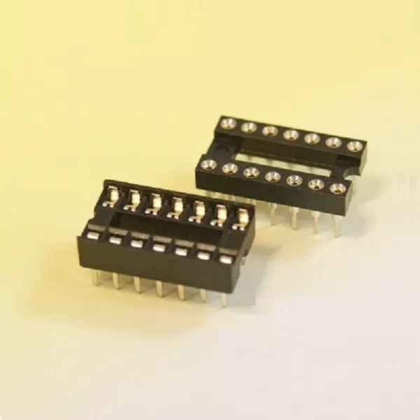 DIL/DIP IC Sockets Pack Standard Low Profile/Turned Pin 8,14,16,18,20,24,28,40