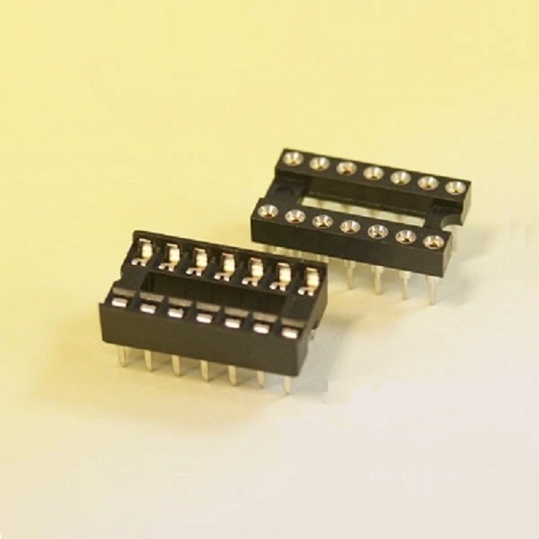 Zoccolo Connettore DIP 8 PIN 2,54mm - Pack Da 10 Pezzi Per Circuiti Integrati - Foto 5