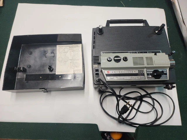 Vintage GAF Anscovision 666 8mm/Super-8 Dual Automatic Movie Projector